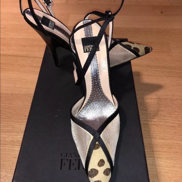Gianfrance Ferre heels size 37 BNIB - Picture 3 of 3